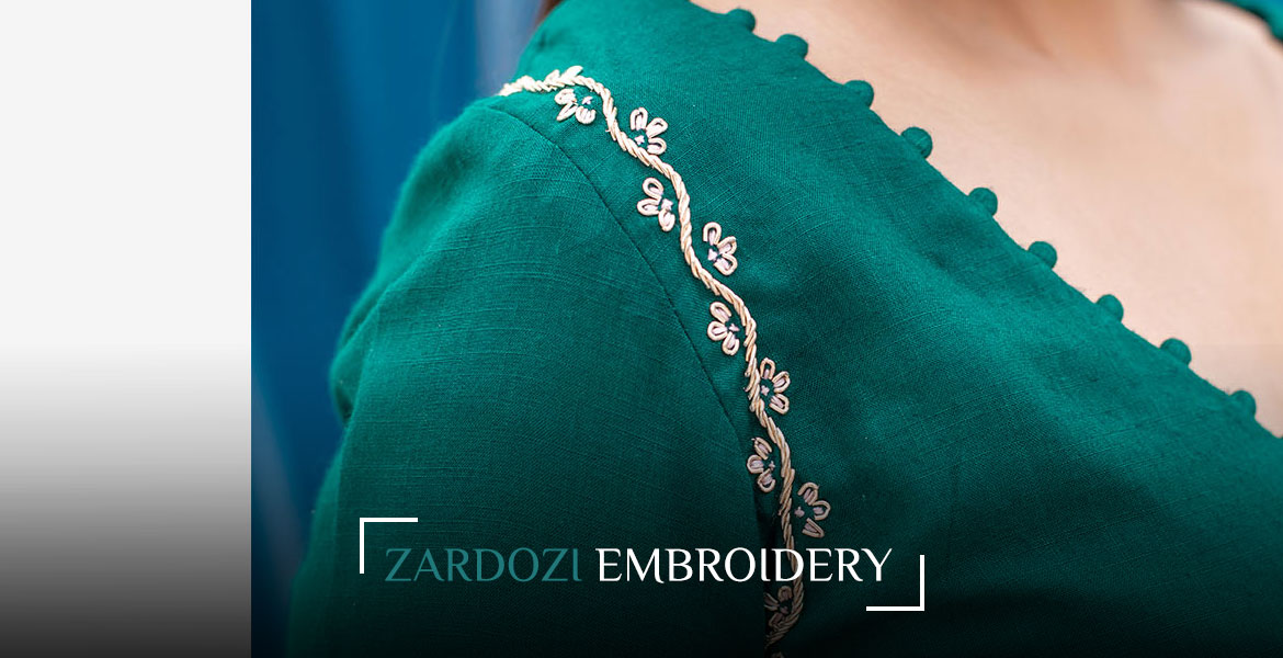 What is zardozi embroidery?