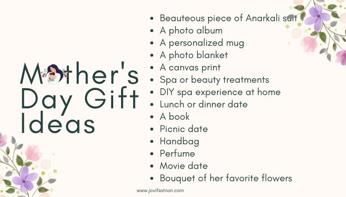 Here are some suggestions for Mother's Day presents you can Gift offer your mother. 