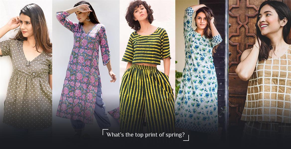 What are the top prints for spring?