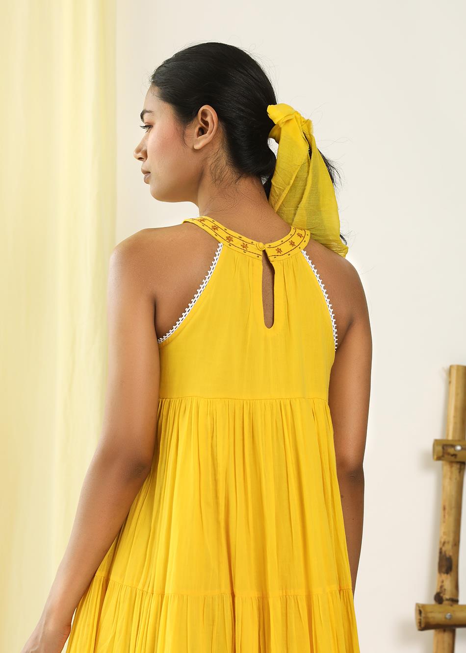 The Marigold Tiered Dress By Jovi Fashion