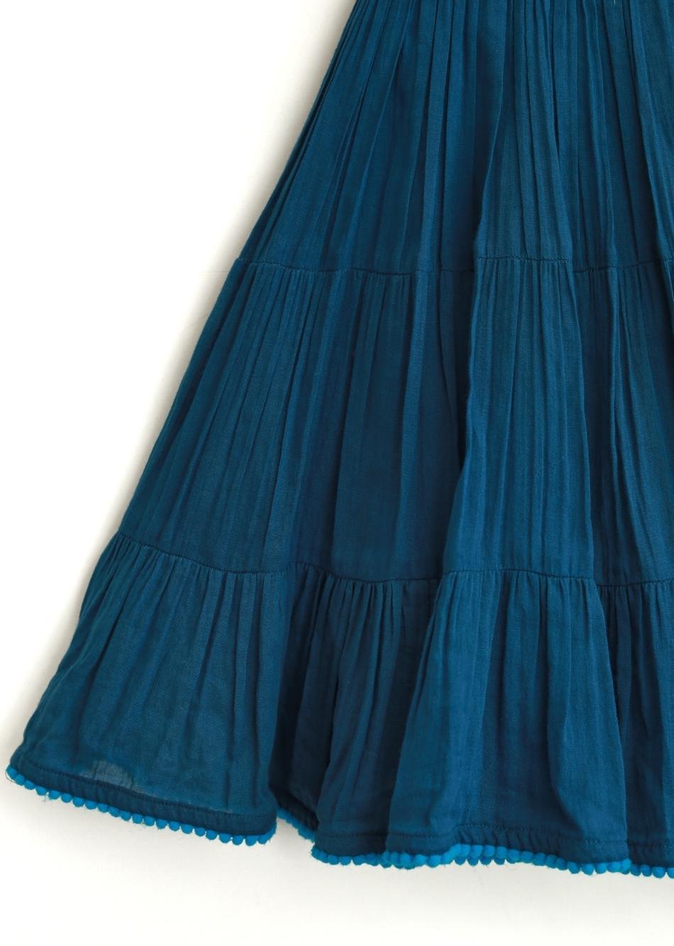 Jiyara Teal Blue Halter Dress By Jovi Fashion