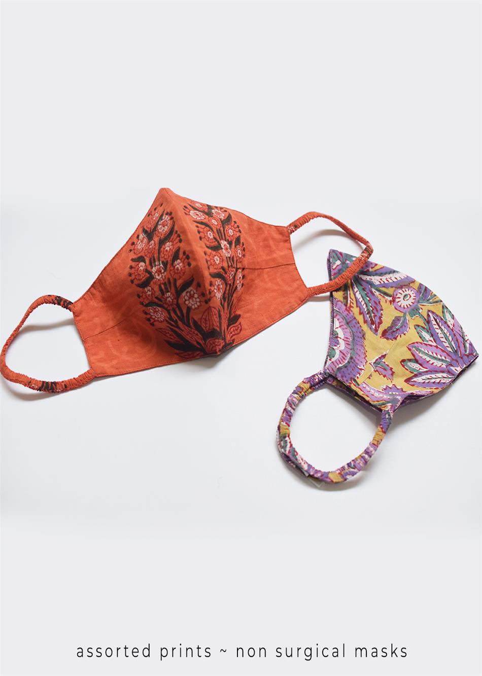 Assorted Printed Mask (Pack of 2) By Jovi Fashion